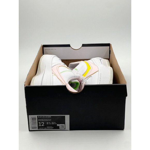 Nike Air Force 1 PLT.AF.ORM Women's Shoes FJ0737-100 /SIZE 12/ NO BOX LID - Picture 5 of 5